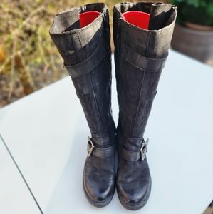 Mjus Wide-Calf Tall Women's leather Boots Size 38